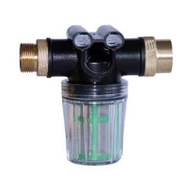 Water filter with nipple 3/4” F - 3/4” M 100 mesh