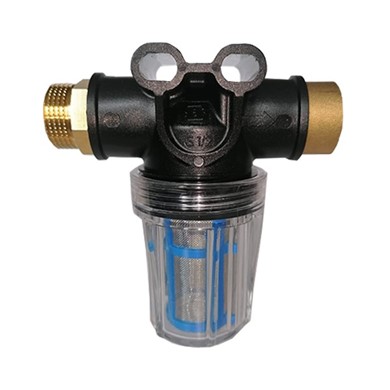 Water filter with nipple 3/4” F - 3/4” M 50 mesh