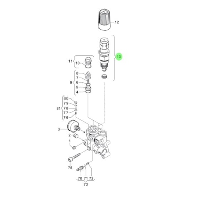 By-Pass valve Comet 140 bar