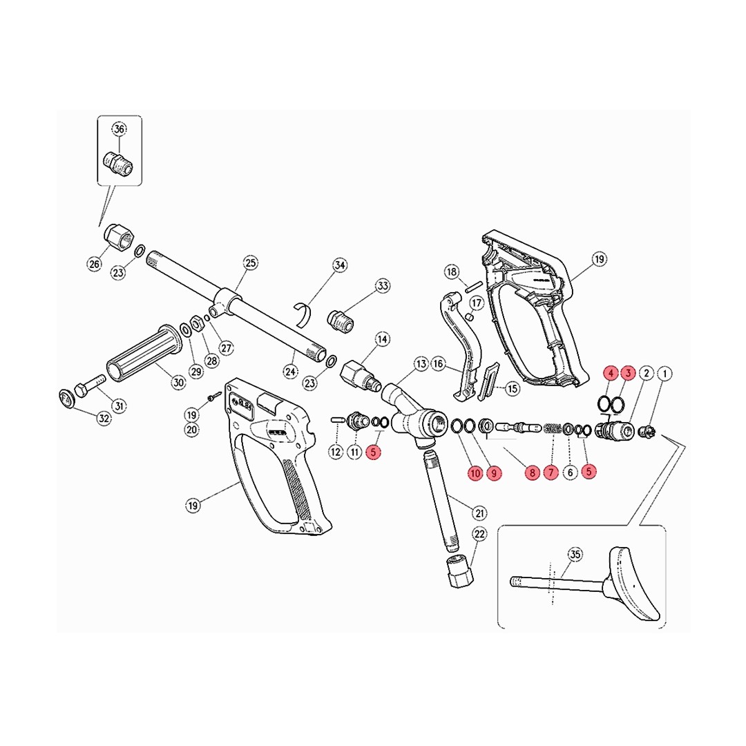 Komplet naprawczy - pistolet RL84