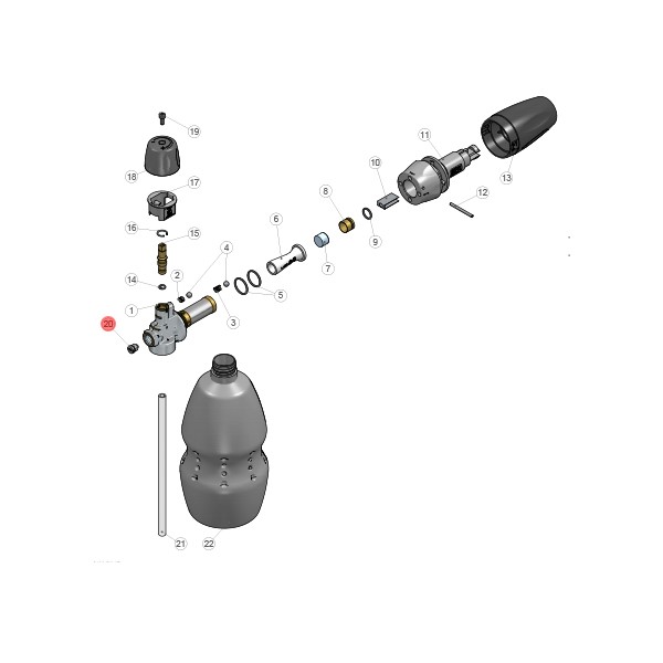 Düse für Schaumlanze PF22 - Pos.20