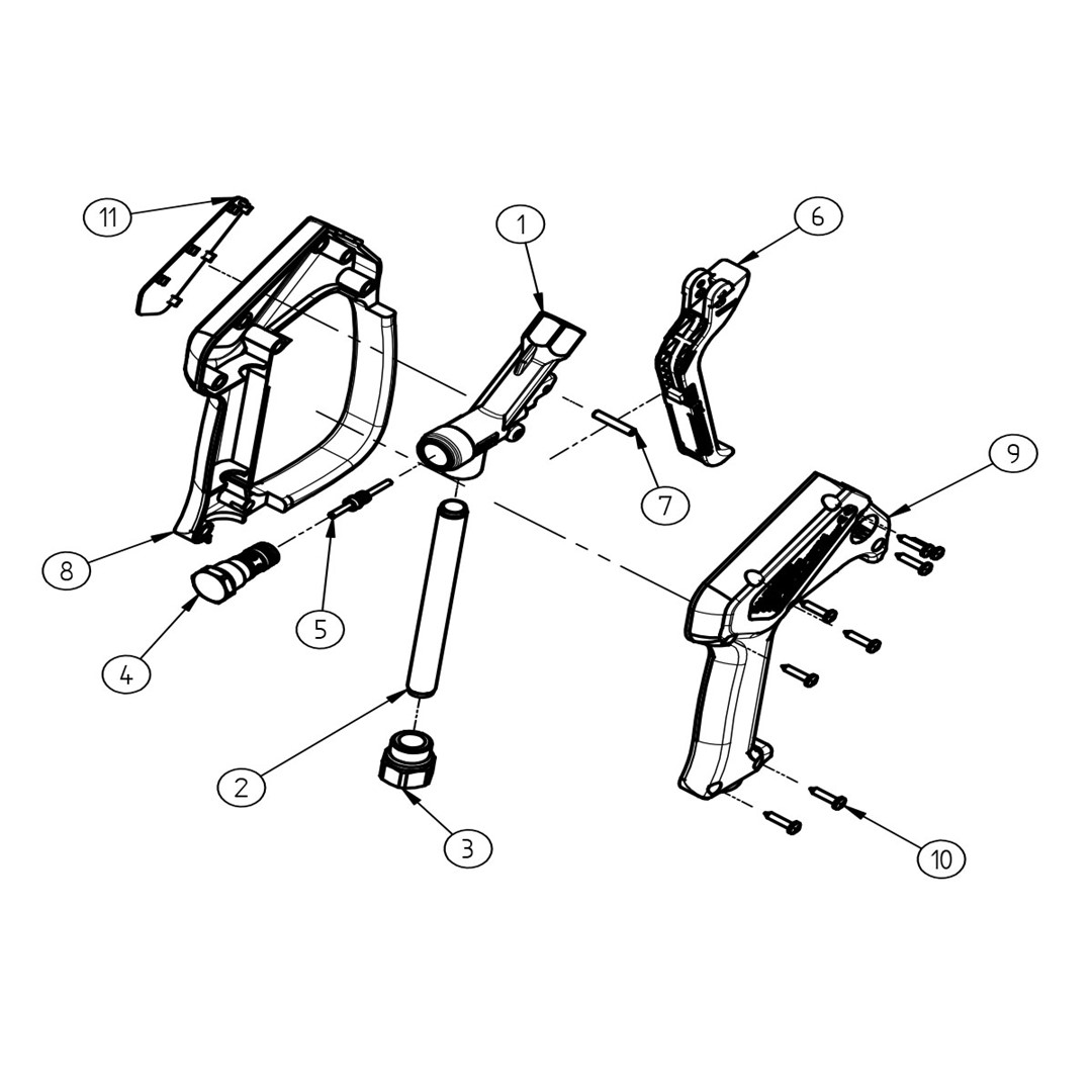 Striekacia pištoľ ST-2300 3/8" F - 1/4" F weep