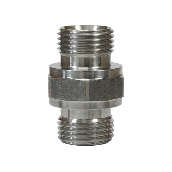 Vsuvka 3/8" M - 3/8" M - nerez