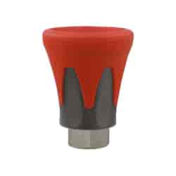 Nakrętka mocowania dyszy ST-10 inox-red-black