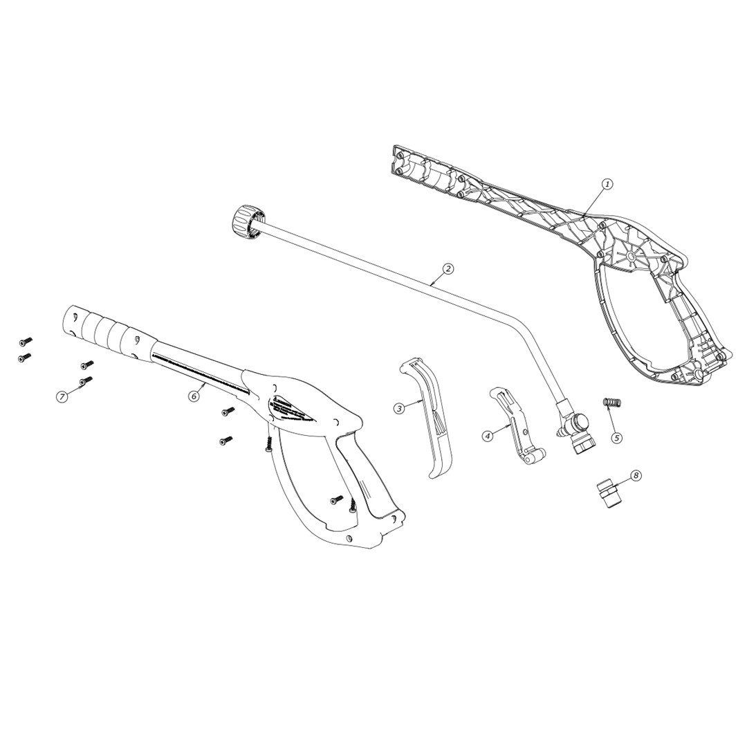 Striekacia pištoľ AL12 3/8" F - M22 F