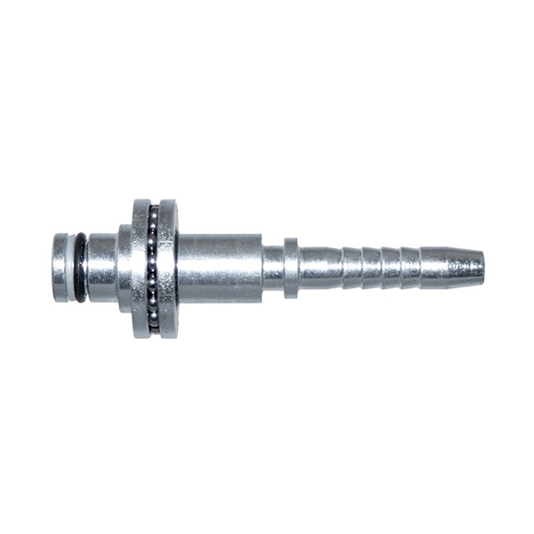 Crimp nipple 11 mm with bearing  DN 8 - inox