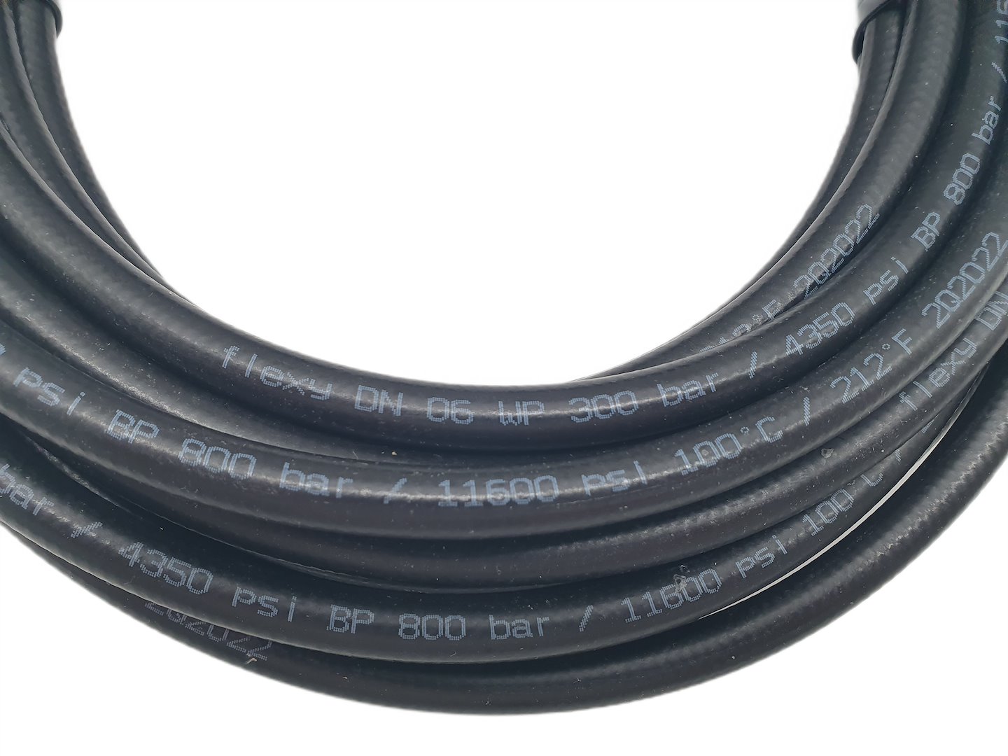 Thermoplastic hose DN 6 300 bar Black FLEX