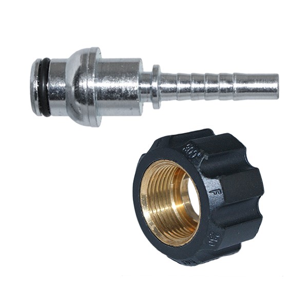 Crimp nipple DN10 M22 F -  K 