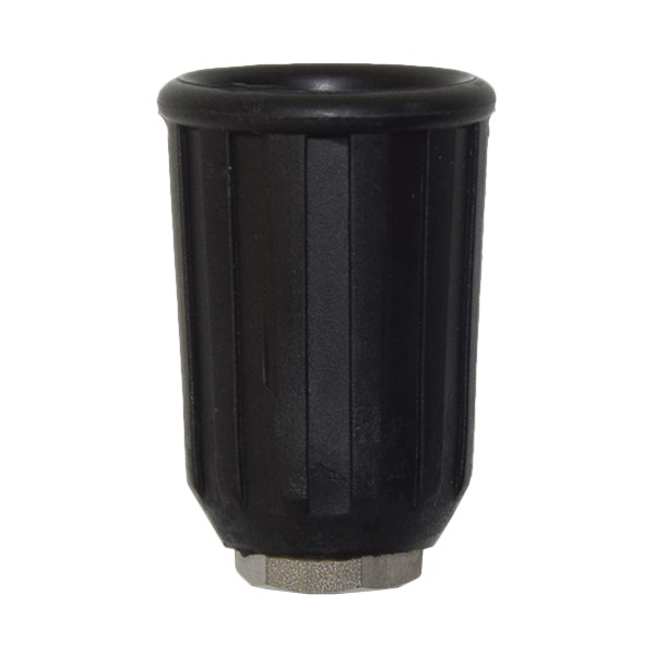 Kryt trysky 1/4" F - nerez, guma, čierna