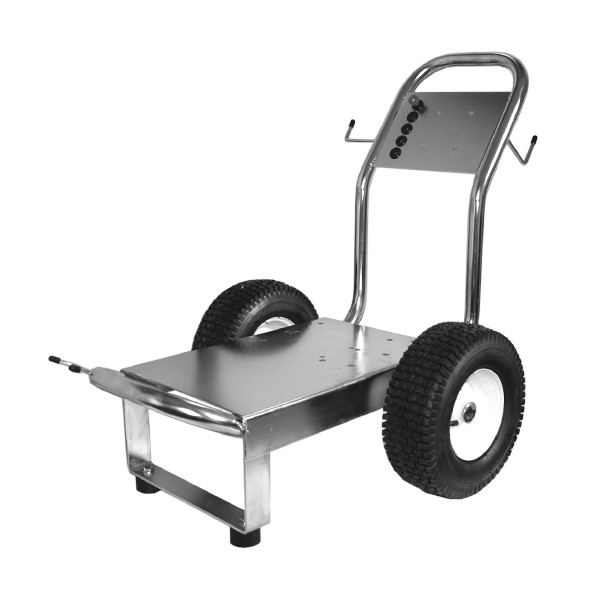 Trolley for motor pump units - big INOX