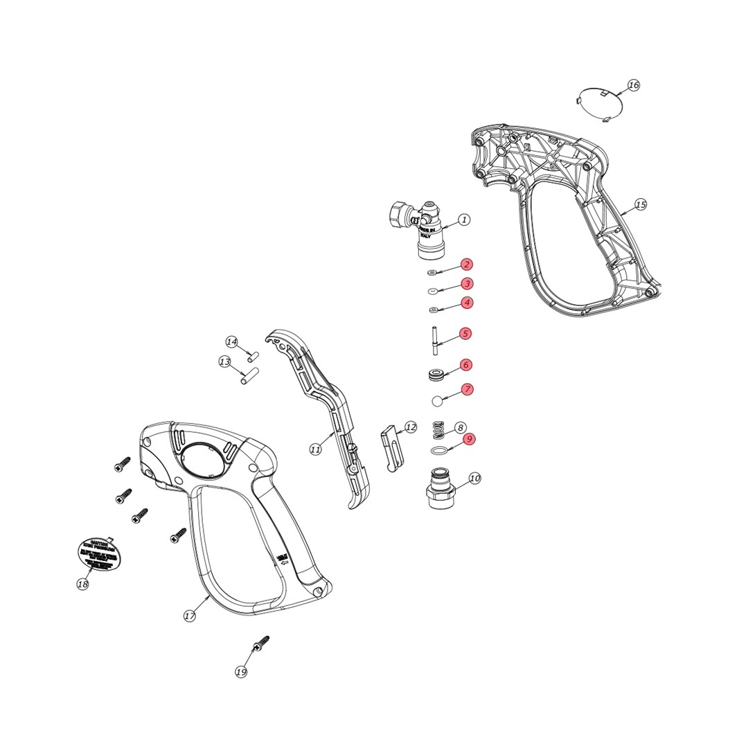 Reparatursatz für Pistole ML330