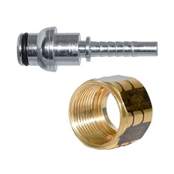 Crimp nipple DN10 M22 F -  K  without protection